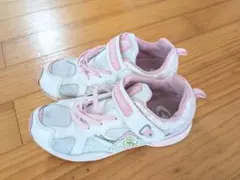 SUPERSTAR スニーカー 靴 22.5 EE ピンク ホワイト キッズのサムネイル