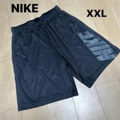 美品　ナイキ ハーフパンツ　XXL 3L グレー　ボーダー　 バスパン速乾