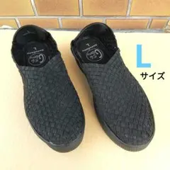 #H35 ゴムゴム56 スリッポン シューズ Lサイズ