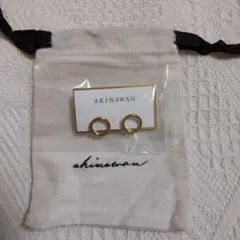 AKINAWAN ステンレス シンプルリングピアス