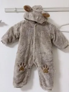 クマ フリースアウター 80 ダッフィー 着ぐるみ コスプレ もこもこ 赤ちゃん
