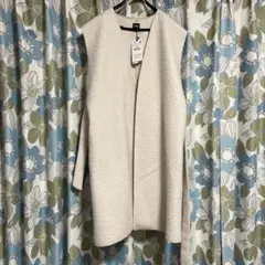 ZARA ベストジレ　ロング　Lサイズ