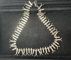 超重厚103ｇメキシコシルバー タスコ TAXCO ネックレス 魚リンク 925