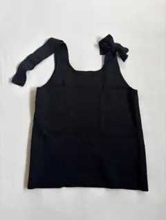 andmary Alice check ribbon tops black - メルカリ