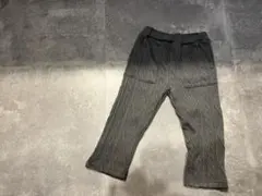 micorrid ミコリッド　グレー ケーブルニット風パンツ