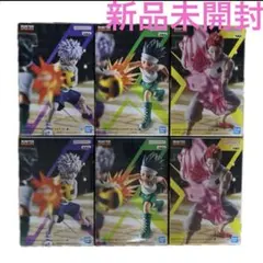 6個　HUNTER×HUNTER フィギュア キルア ゴン ヒソカ G.I.編