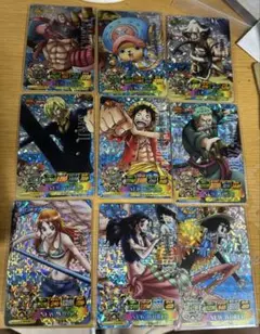 未使用品 ワンピーべリーマッチIC 麦わらの一味 全9種 NEW WORLD
