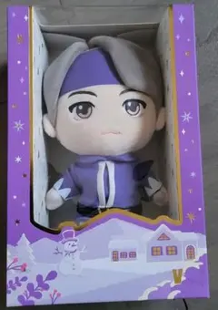 TinyTAN Purple Holiday ぬいぐるみ V BTS