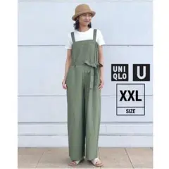 ユニクロ リネンブレンド サロペット 希少サイズ ※ベルトなし