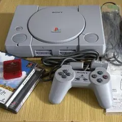 SONY PlayStation 本体 動作確認済み、箱付き、おまけ付き