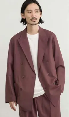 WASHABLEウールダブルジャケット