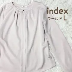 index インデックス　フロントタック　ブラウス　ライトベージュのサムネイル
