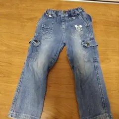 ミッキーマウス デニムパンツ 100cm
