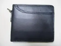 訳アリ 新品 財布 バギーポート ブランド メンズ 二つ折り 本革 ブラック！のサムネイル