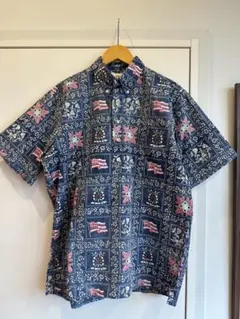 NEWORDER × NIPOALOHA アロハシャツ L 花札 和柄 総柄 - メルカリ