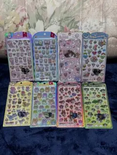 【正規品】うるちゅる、プチドロップステッカー、コットンパフィー8点まとめ売り