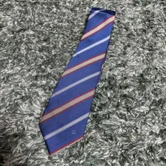 dunhill ネクタイ 青 赤 ストライプ