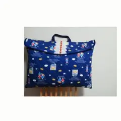 防災頭巾カバー＊キルティングxレース 背もたれタイプ