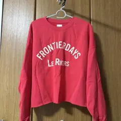 Lee 赤 長袖トレーナー L