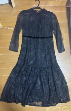 【説明必読】JILLSTUART 総レースブラックドレス