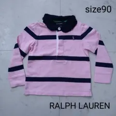 ラルフローレン　☆　長袖　ポロシャツ　ピンク　90