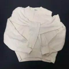 SNIDEL オフショルダーセーター ホワイト