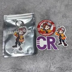 CRストア ありさか アクリルキーホルダー 缶バッジ ステッカー