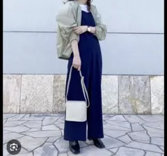 【美品】ユニクロ　ドレープキャミソールサロペット　Sサイズ