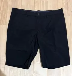 ユニクロ メンズ ハーフパンツ L ブラック メッシュ