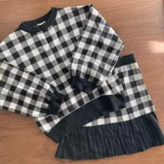 【1回着用】ブランシェス ニット セットアップ XL