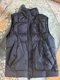 ストーンアイランド ガーメンドダイダウンベスト アウター キャメル