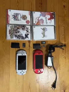 裕*@様 PSP2台とソフト4本、電源コードほか