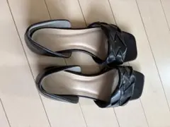 American Holic 編み込みサンダル ブラックのサムネイル