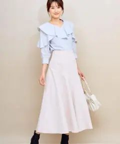 NOELA 切替フレアスカート