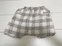 y*a様 80 バースデー　teteatete チェック柄 半ズボン　ハーフパン