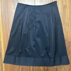 natural beauty basic フレアスカート M 黒
