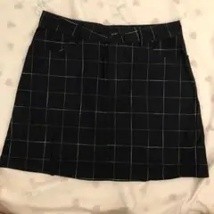 最終値下forever21 チェックミニスカート ネイビー