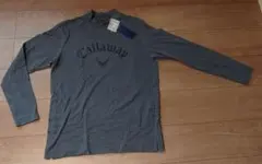 M キャロウェイ モックネック 長袖シャツ グレー ストレッチ 定価12100円