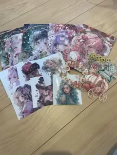 さっちん様専用3セットnene 様PETステッカー　人物ステッカーなどお裾分け★