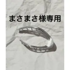 【新品/未使用】GOLDY メタルカーブ ヘアクリップ ヘアアクセ シルバーのサムネイル