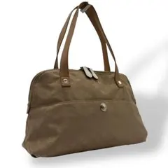 ラシット ハンドバッグ トートバッグ モノグラム柄 肩掛け可能 ナイロン レザー