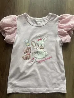 Shirley Temple フリル袖 Tシャツ 130のサムネイル