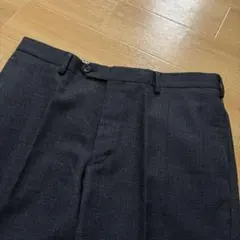 34 未使用 春夏 インコテックス スラックス チャコールグレー 44 S