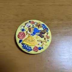 ディズニー刺繍缶バッジ2 美女と野獣