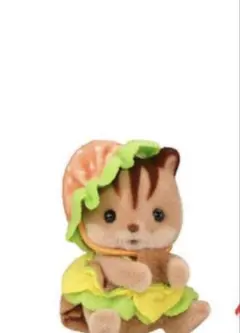 どきどきコレクション -赤ちゃんハンバーガー屋さん　くるみリスの赤ちゃん　5体