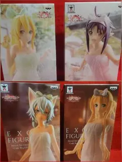 ソードアート・オンライン EXQフィギュア 湯けむり　４種　シノン　アリス　など