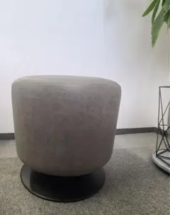 【美品】東谷スツール グレー ラウンドスツール PC-505GY