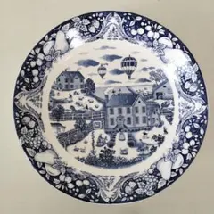 デルフト焼 ロイヤルデルフト 飾り皿 デルフトブルー 41cm 絵皿