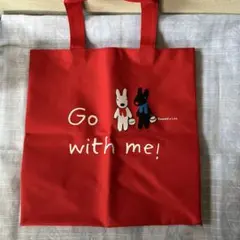 リサとガスパール トートバッグ 景品 レッド☆未使用☆