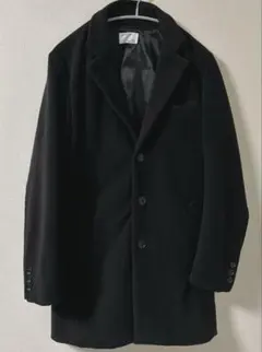 ライトオン　チェスターコート　ブラック